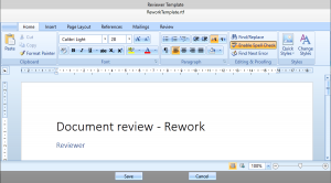 notusCSDB for S1000D reviewer comments wysiwyg editor